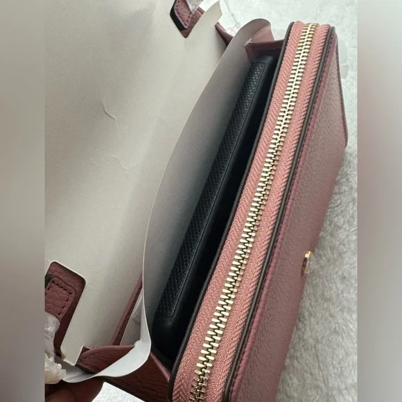 Tory Burch Pink Leather Crossbody Bag - Picture 12 of 12